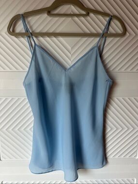 Ralph Lauren Pale Blue V-Neck Spaghetti Strap Camisole